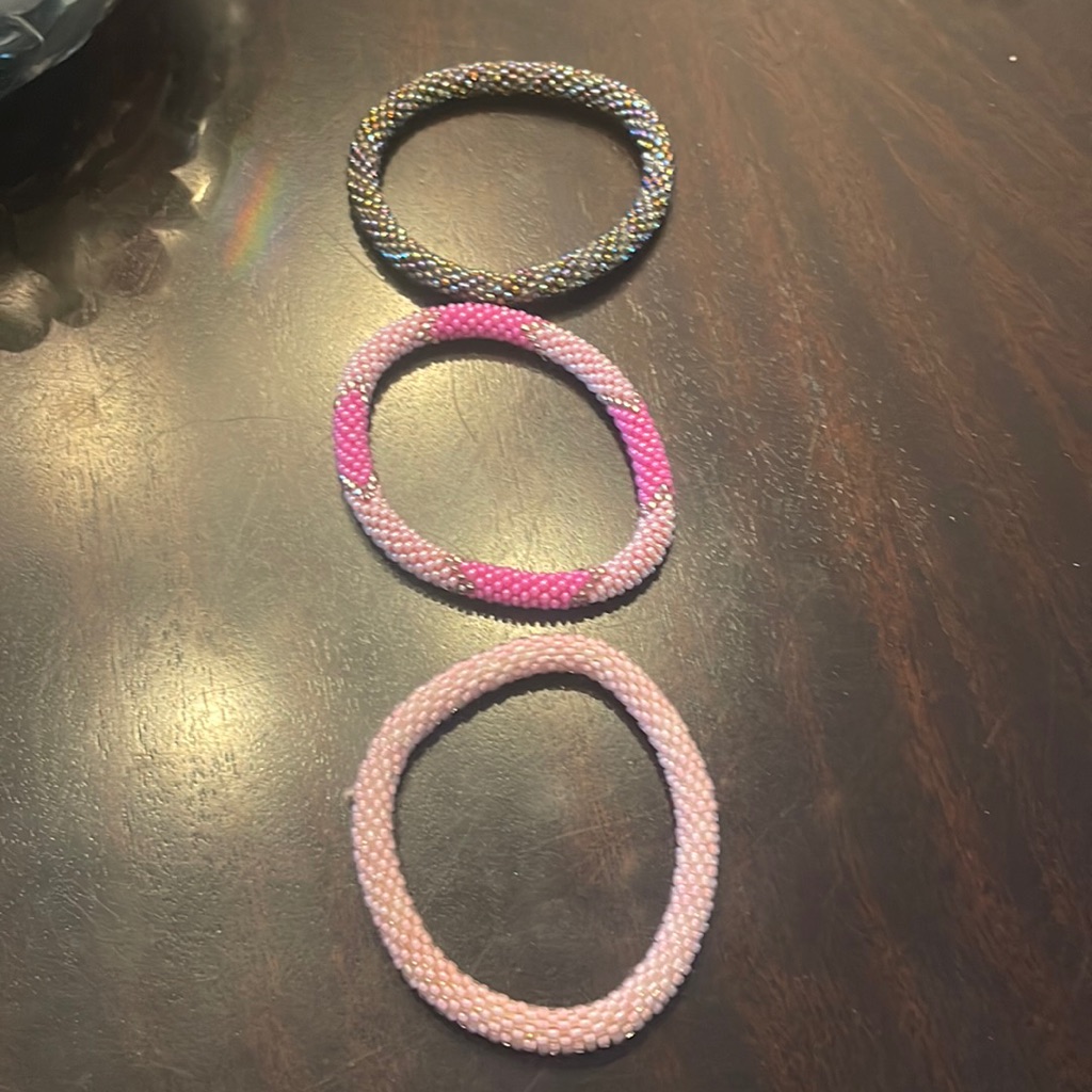 3 Bracelets.